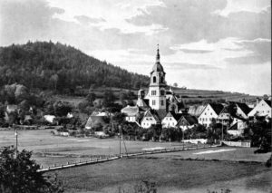 Wiesweiher - Stadtkirche - Schloßberg vor 1933